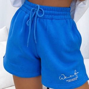 White Fox shorts Electric blue